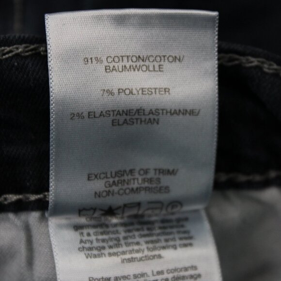 Silver Jeans Zac Mens 36x34 Blue 5-Pocket Cotton Stretch Straight Leg Grunge - Picture 13 of 14